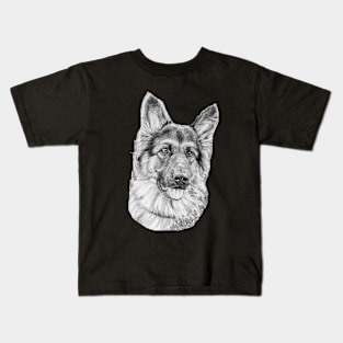 German shepherd Kids T-Shirt